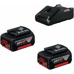 Set di caricabatterie e batterie ricaricabili BOSCH 1 600 A01 9S0 4 Ah 18 V