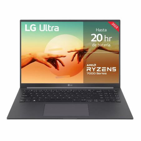 Laptop LG AMD Ryzen 7 7730U  Qwerty in Spagnolo 512 GB SSD