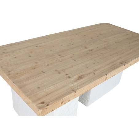 Tavolo da Pranzo Home ESPRIT Bianco Resina Abete 180 x 90 x 77 cm