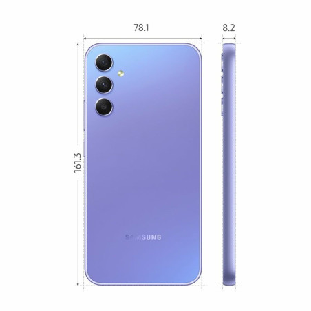 Smartphone Samsung Galaxy A34 5G Violetta 6,6" Lilla 1 TB 256 GB Octa Core