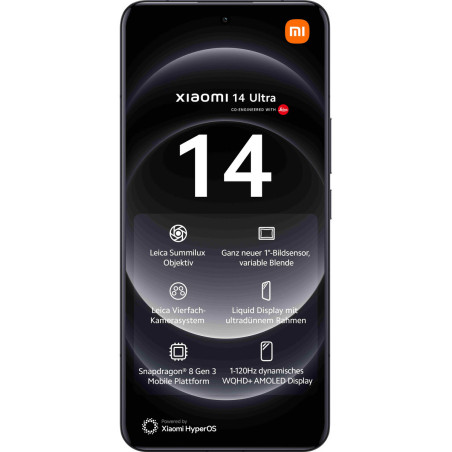 Smartphone Xiaomi 14 Ultra 6,73" 16 GB RAM 512 GB Nero
