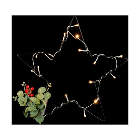 Stella di Natale Luce LED Rosso Nero Verde (36 Unità)