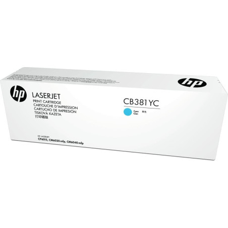 Toner Originale HP CB381YC Ciano